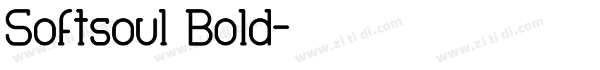 Softsoul Bold字体转换